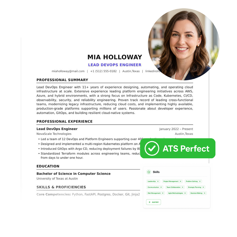 ATS-Proof Resume Template Preview